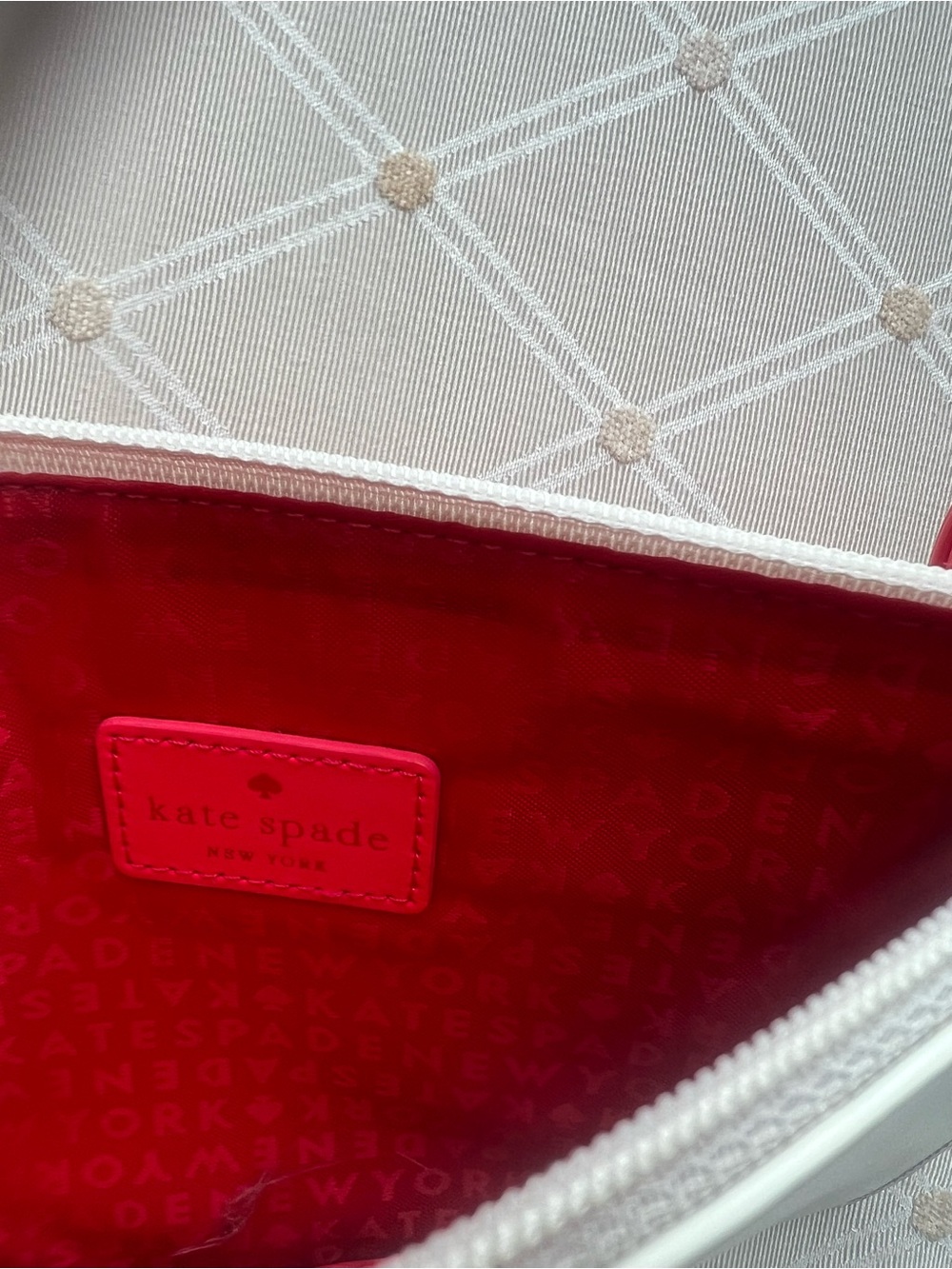 Kate Spade Ace of Hearts Playing Card Wristlet & Pouch - Picture 5 of 5